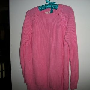 Pink Coral sweater-long